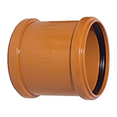 Slip Coupler (Double Socket) 110mm Underground Drainage for sale  Delivered anywhere in UK