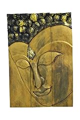 Wood buddha wall for sale  Delivered anywhere in UK
