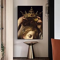 Diy Paint By Numbers Vintage Female Crown Portrait for sale  Delivered anywhere in Canada