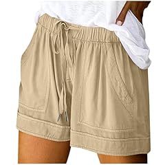 Linen women shorts for sale  Delivered anywhere in USA 