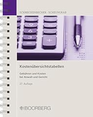 Kostenübersichtstabellen geb� gebraucht kaufen  Wird an jeden Ort in Deutschland