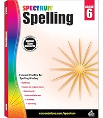 Spectrum spelling workbook for sale  Delivered anywhere in USA 