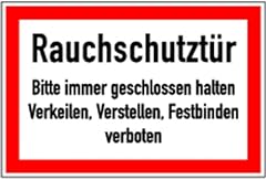 Aufkleber rauchschutztür bitt gebraucht kaufen  Wird an jeden Ort in Deutschland