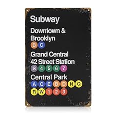 Fdkyoek subway sign for sale  Delivered anywhere in USA 