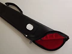 Used, 307> Soft Black Case For 2 Piece Snooker Pool Cue for sale  Delivered anywhere in UK