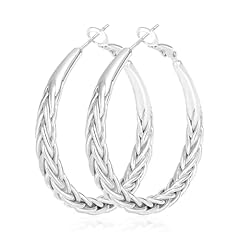 Jemara silver hoop for sale  Delivered anywhere in USA 