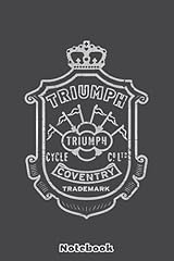 Triumph motorcycles notebook for sale  Delivered anywhere in Ireland