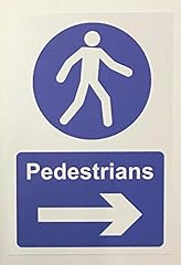 Pedestrians right directional for sale  Delivered anywhere in UK