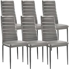 Grey dining chairs for sale  Delivered anywhere in UK