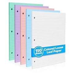 Colored notebook paper for sale  Delivered anywhere in USA 