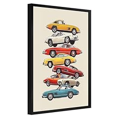 Framed vintage car for sale  Delivered anywhere in USA 