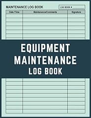 Equipment maintenance log for sale  Delivered anywhere in USA 