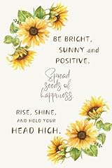 Sunflower notebook journal for sale  Delivered anywhere in UK