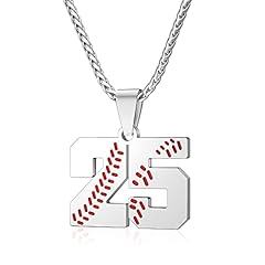Personalized baseball necklace for sale  Delivered anywhere in USA 