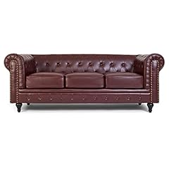 Bravich leather chesterfield for sale  Delivered anywhere in UK