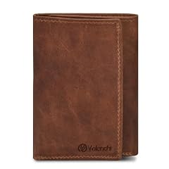 Leather trifold wallet for sale  Delivered anywhere in USA 