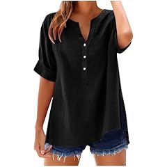 Womens tops cotton for sale  Delivered anywhere in UK