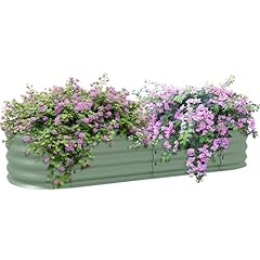 Outsunny galvanised raised for sale  Delivered anywhere in UK