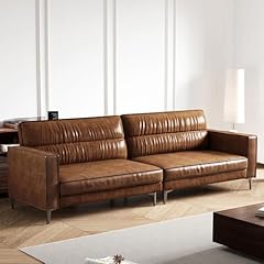 Brown leather sofa for sale  Delivered anywhere in UK