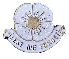 White poppy badges for sale  Delivered anywhere in UK