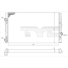 Tyc radiatore motore usato  Spedito ovunque in Italia 