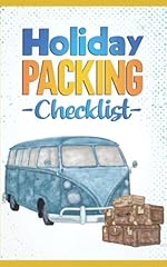 Holiday packing checklist for sale  Delivered anywhere in UK