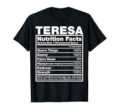 Teresa nutrition facts usato  Spedito ovunque in Italia 