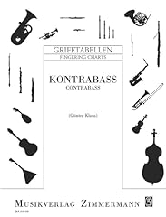 Grifftabelle kontrabass text gebraucht kaufen  Wird an jeden Ort in Deutschland