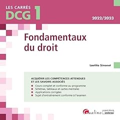 Dcg fondamentaux droit d'occasion  Livré partout en France