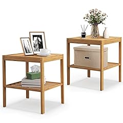 Tangkula bamboo nightstand for sale  Delivered anywhere in USA 