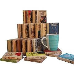 Book coasters drinks for sale  Delivered anywhere in USA 