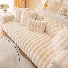 Plush couch cover for sale  Delivered anywhere in USA 