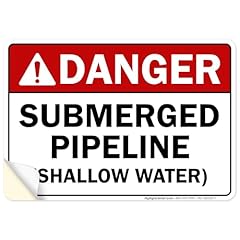 Danger submerged pipeline for sale  Delivered anywhere in USA 