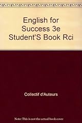 English for success d'occasion  Livré partout en France