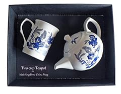 Blue willow teapot for sale  Delivered anywhere in UK