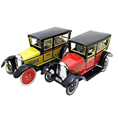 JJINPIXIU Car Model Car Hand-made Clockwork Toy Tinplate for sale  Delivered anywhere in Ireland