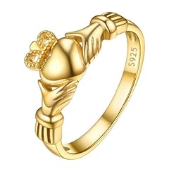 Gold irish claddagh for sale  Delivered anywhere in USA 