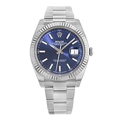 Men's Rolex Datejust 41 Blue Dial Oyster Bracelet Watch, used for sale  Delivered anywhere in USA 