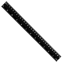 Metal ruler black for sale  Delivered anywhere in UK