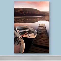 Rowboats sunset vertical for sale  Delivered anywhere in USA 