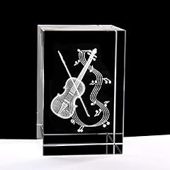Violin paperweight laser for sale  Delivered anywhere in UK
