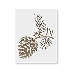 Pine cone stencil for sale  Delivered anywhere in USA 