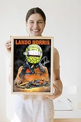 Lando norris signed for sale  Delivered anywhere in UK