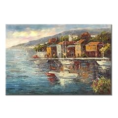 Mediterranean canvas wall for sale  Delivered anywhere in USA 