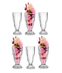 Milkshake soda glasses for sale  Delivered anywhere in UK