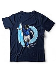 Generico T-Shirt Diego Diez - Maglietta D1os Napoli -Taglie dalla S alla XXL (XL, Blu) usato  Spedito ovunque in Italia 