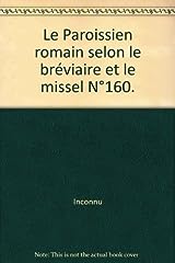 Paroissien romain bréviaire d'occasion  Livré partout en France