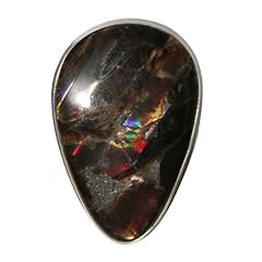 Ammolite silver ring for sale  Delivered anywhere in UK