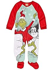 Dr. Seuss The Grinch Toddler Infant Christmas Footed for sale  Delivered anywhere in USA 
