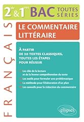 Commentaire littéraire. fran� d'occasion  Livré partout en France